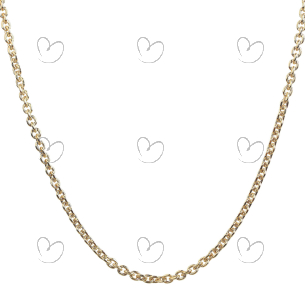 Corrente Cartier Cadeado Média Ouro 18k