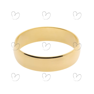 Aliança Redonda e Lisa 4.7mm Ouro 18k