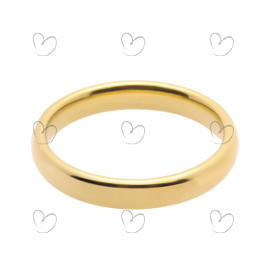 Aliança Comfort Anatômica 3.8mm Ouro 18k