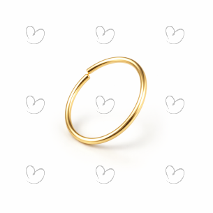 Argola 5mm em Ouro 18k