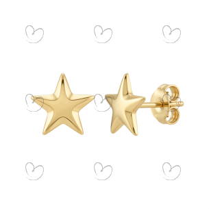 Brinco Estrela M Ouro 18k