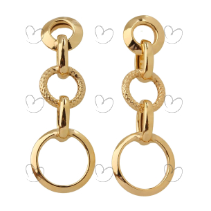 Brinco Argola Redonda Ouro 18k