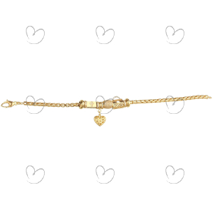 Pulseira Milano Moment Jesus Ouro 18k