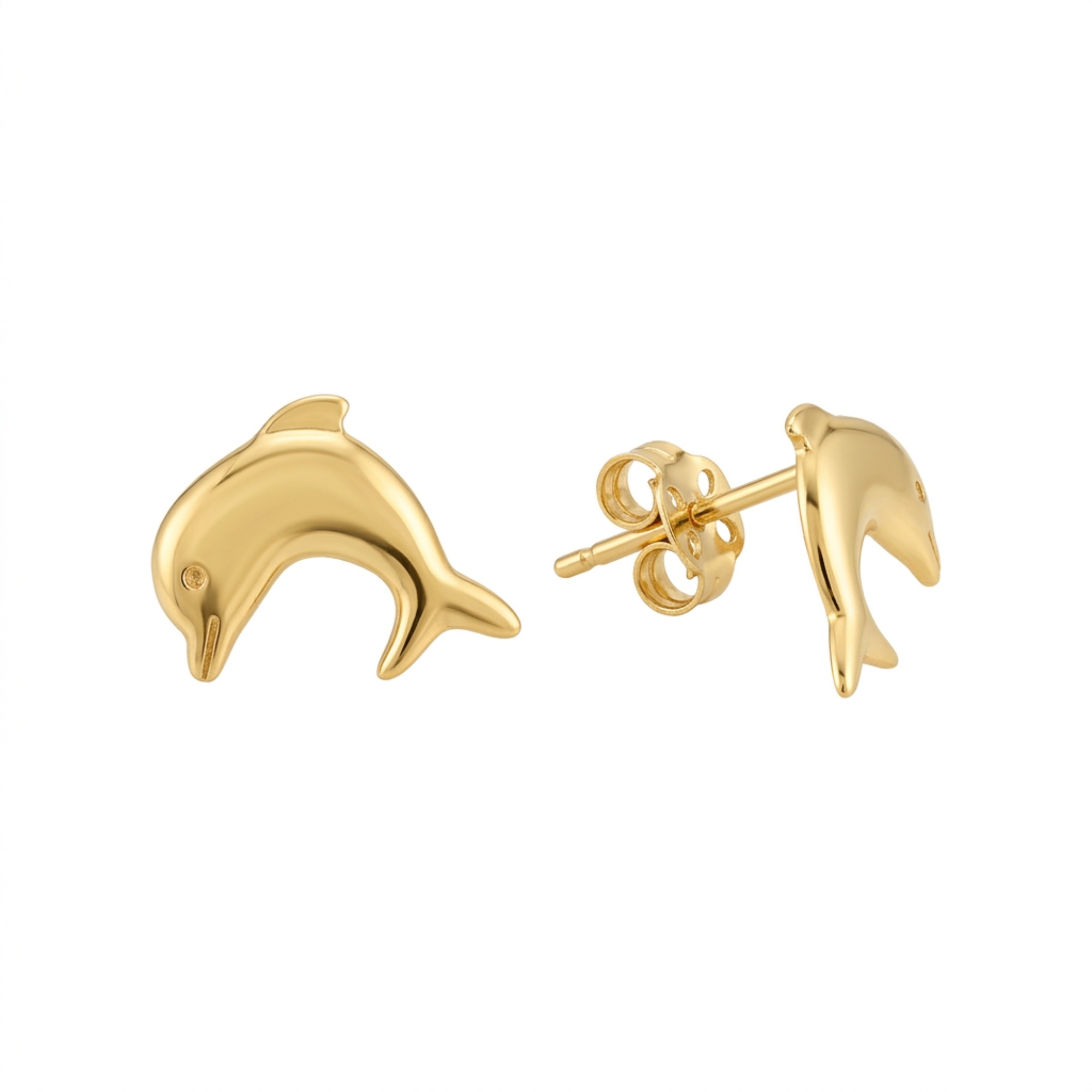Brinco Golfinho Ouro 18k
