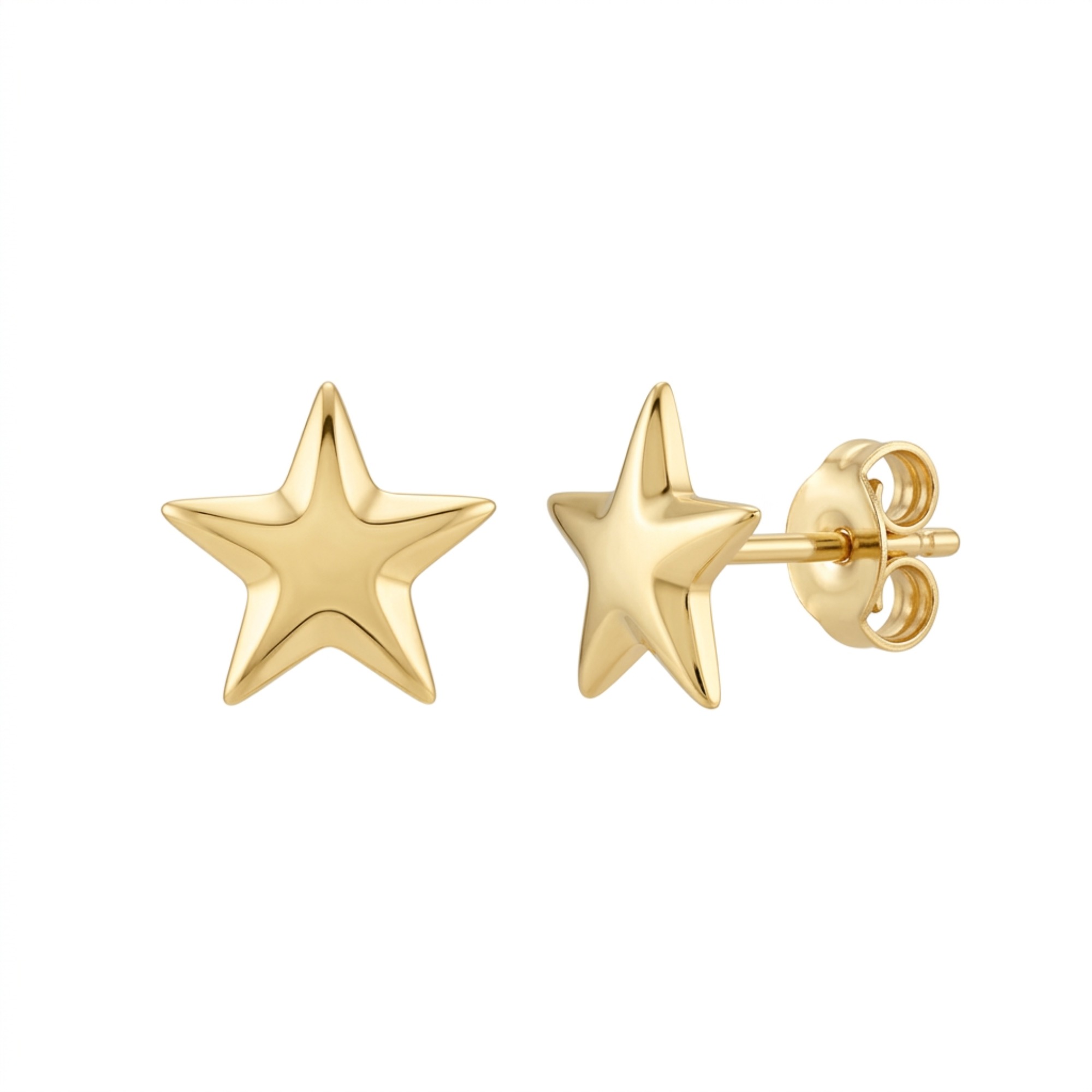 Brinco Estrela M Ouro 18k