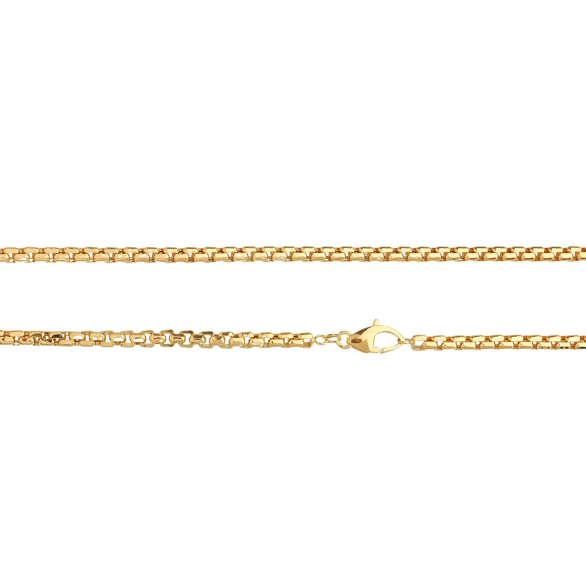 Corrente Milano 60cm Ouro 18k