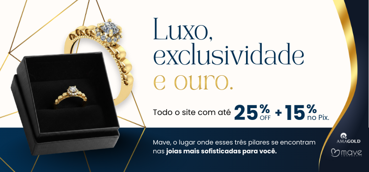 Luxo, exclusividade e ouro.